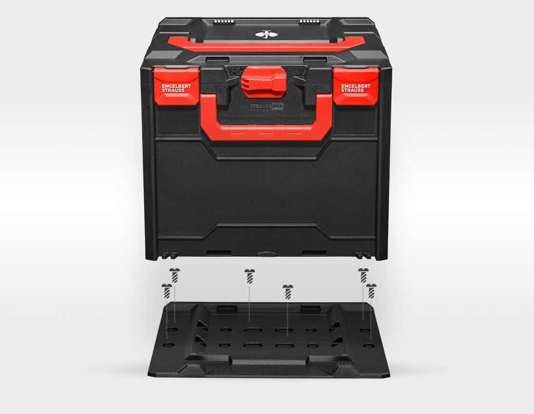 STRAUSSbox System: STRAUSSbox Regal Adapter Plate 1