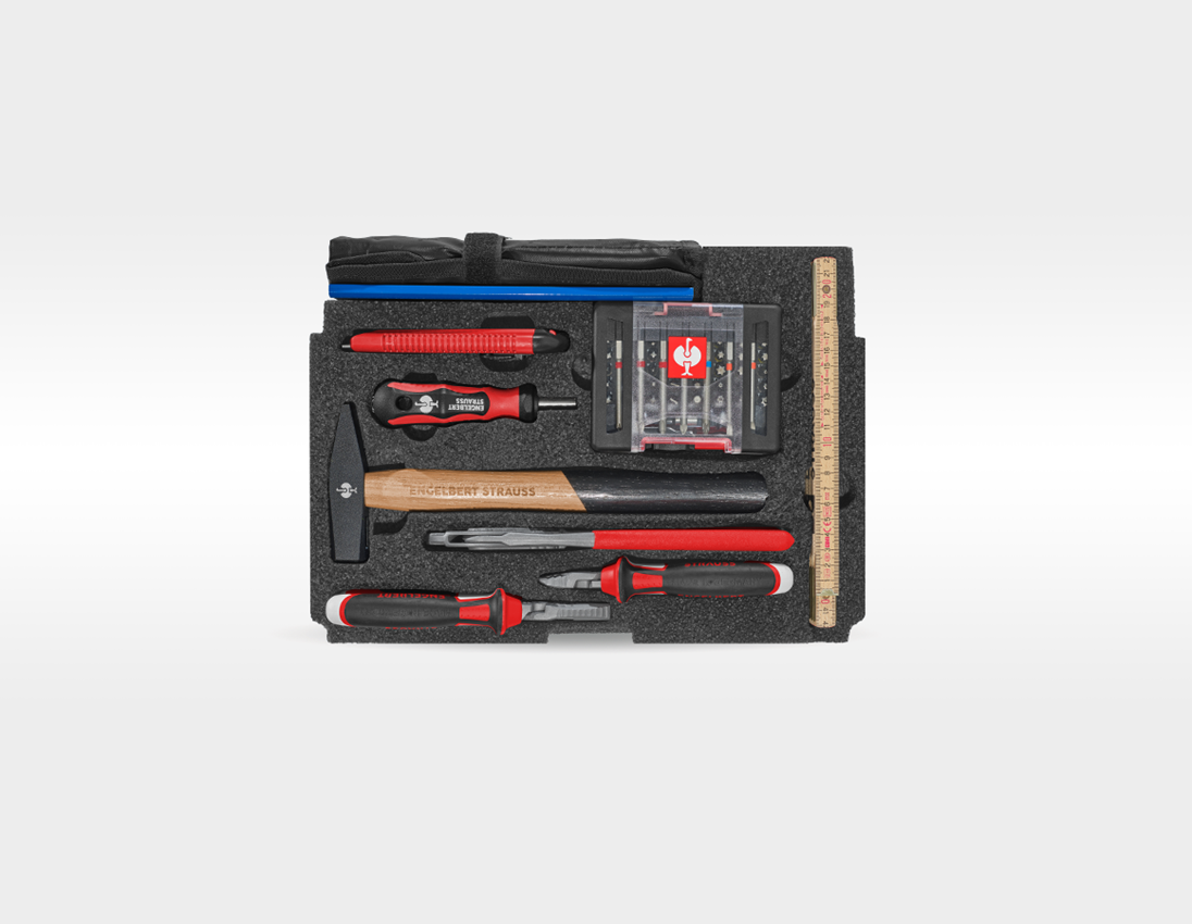 Elektrowerkzeuge: STRAUSSbox Rucksack Set+18,0 V Multi Bohrschrauber + basaltgrau/acidgelb 2