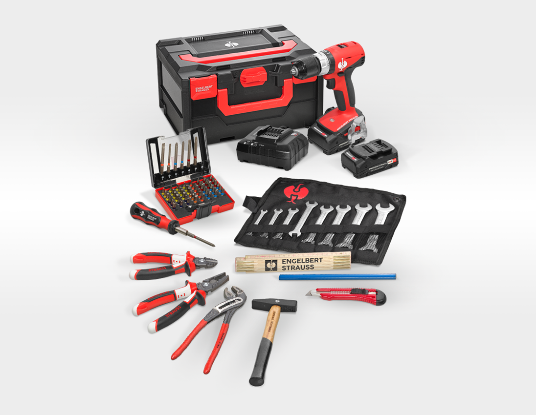 Werkzeuge: STRAUSSbox Werkzeug-Set 215 midi Allround Profi