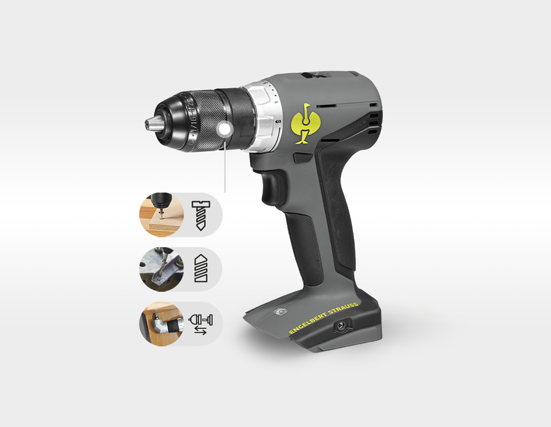 Electrical tools: Multi drill screwdriver M grey, Combi-Set