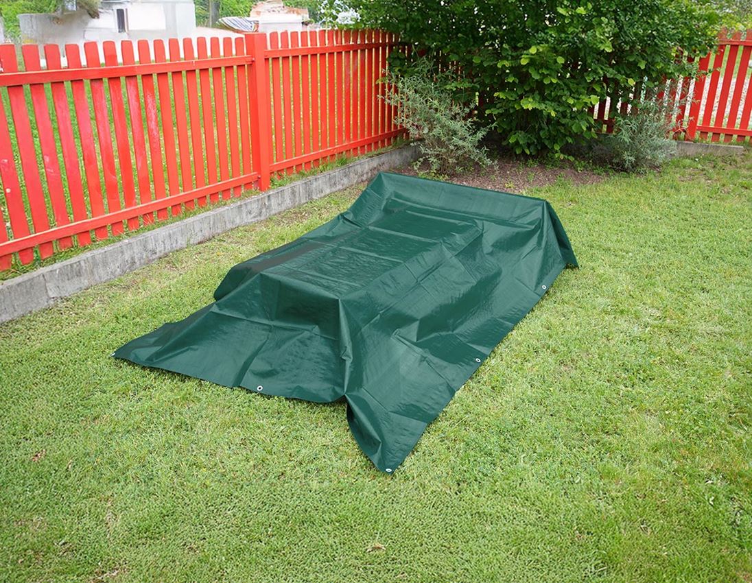Construction tarpaulins | Fabric tarpaulins: Canvas Cover with Eyelets