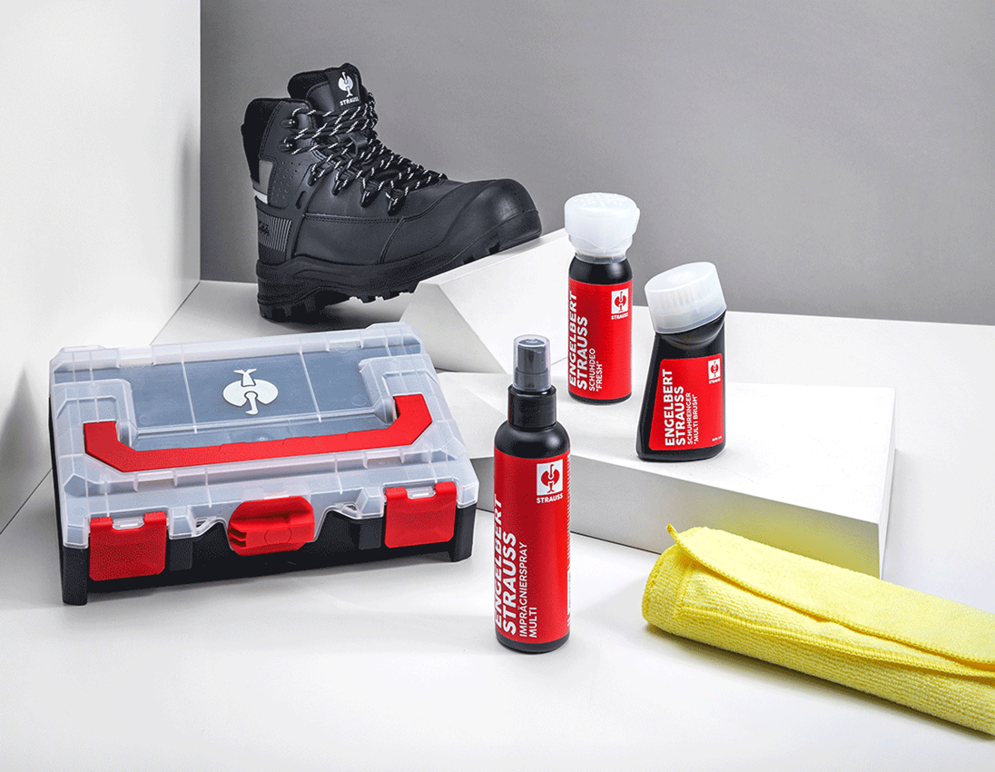 Shoe Care Products: Shoe care and cleaning set textile/leather 1