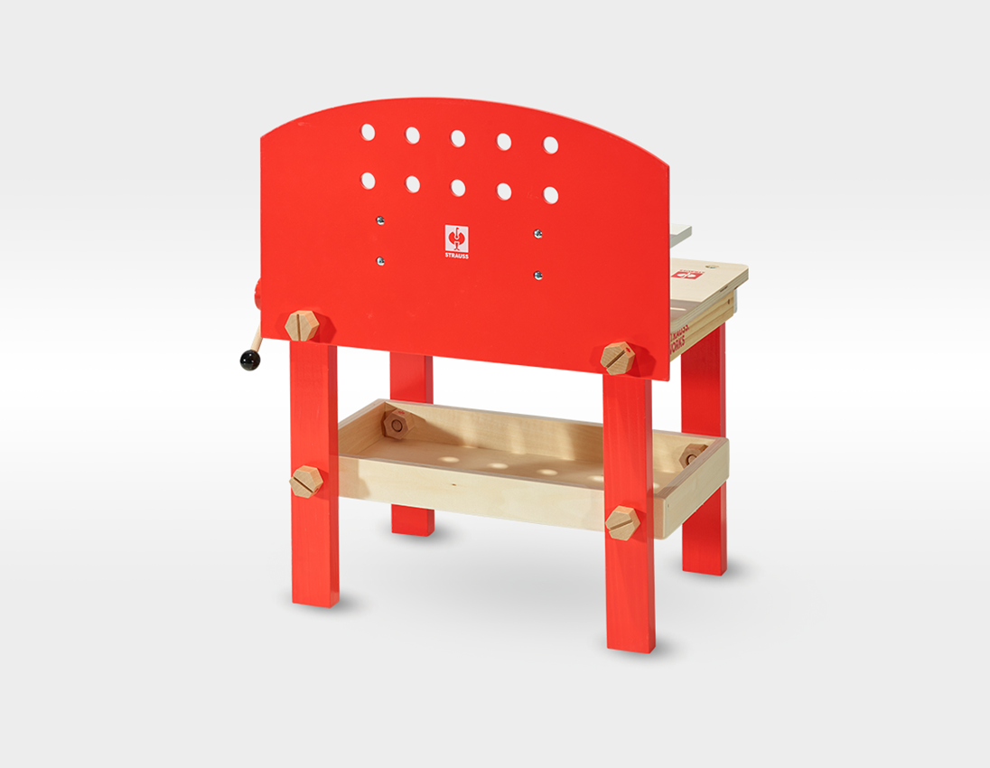 Accessories: STRAUSS wooden workbench kids 1