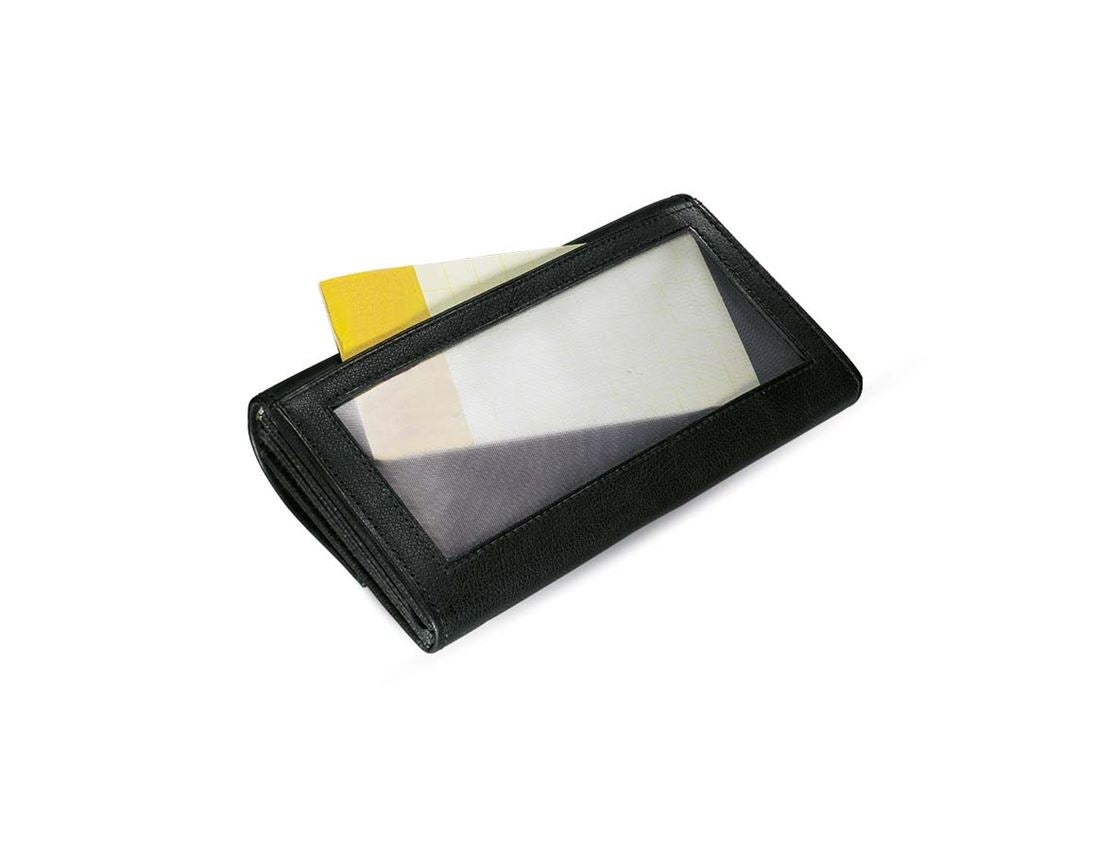 Accessories: Waiter's purse with transparent window + black