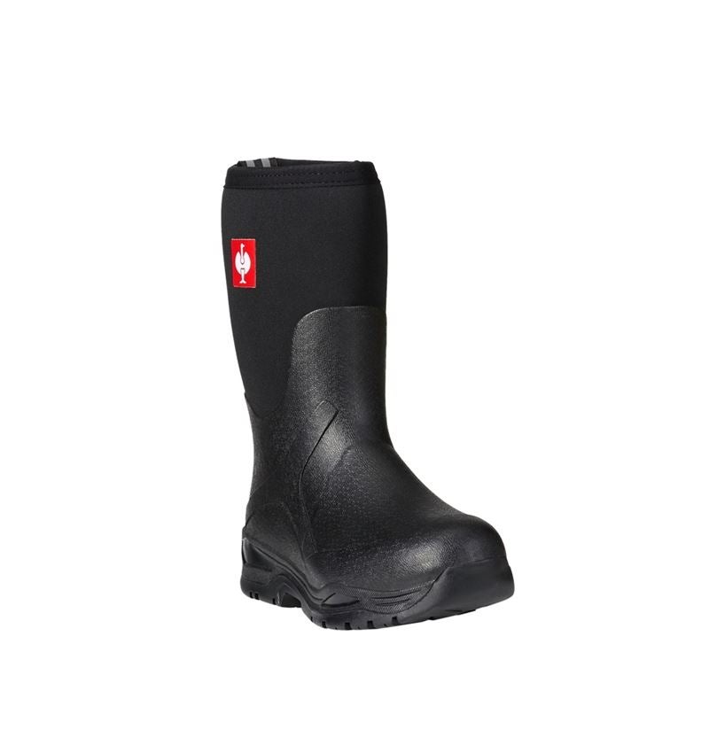 O4: e.s. O4 Neopren Spezialberufsstiefel Fides mid + schwarz 2