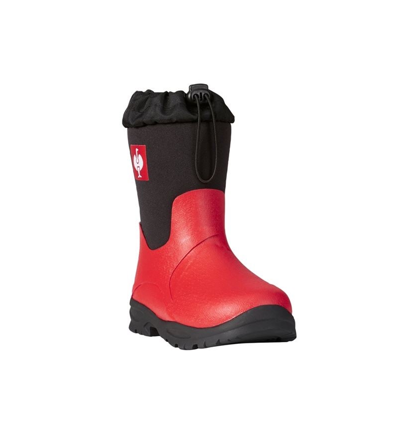 Kinderschuhe: e.s. Allroundstiefel Fides high, Kinder + feuerrot/schwarz 3