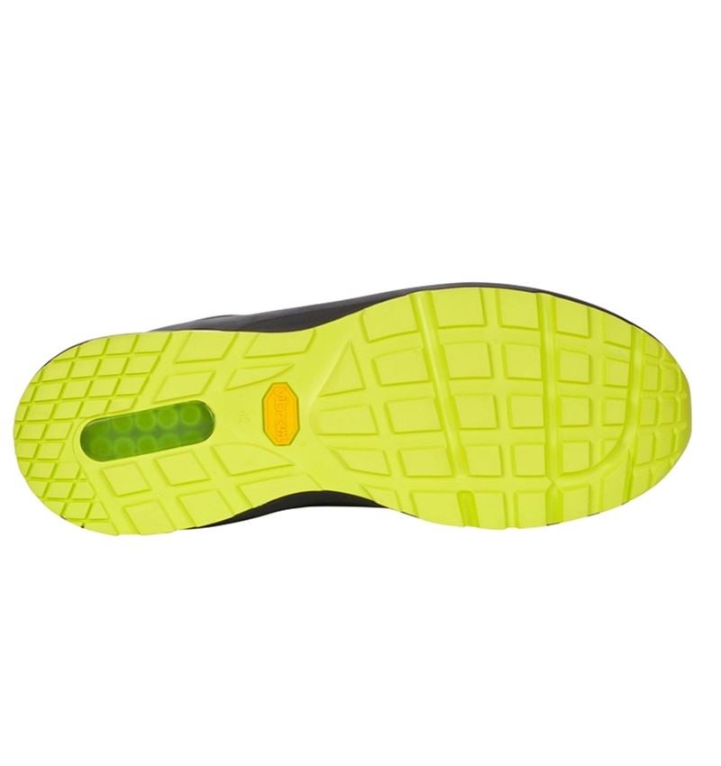 Médicales: e.s. O1 Chaussures de travail Pietas + noir oxyde/jaune fluo 4