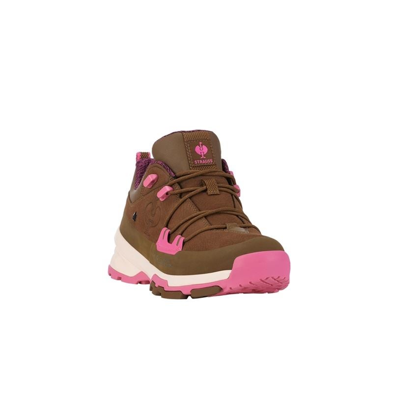 O2: O2 work shoes e.s. Ruma low + carobbrown/damaskpink 2