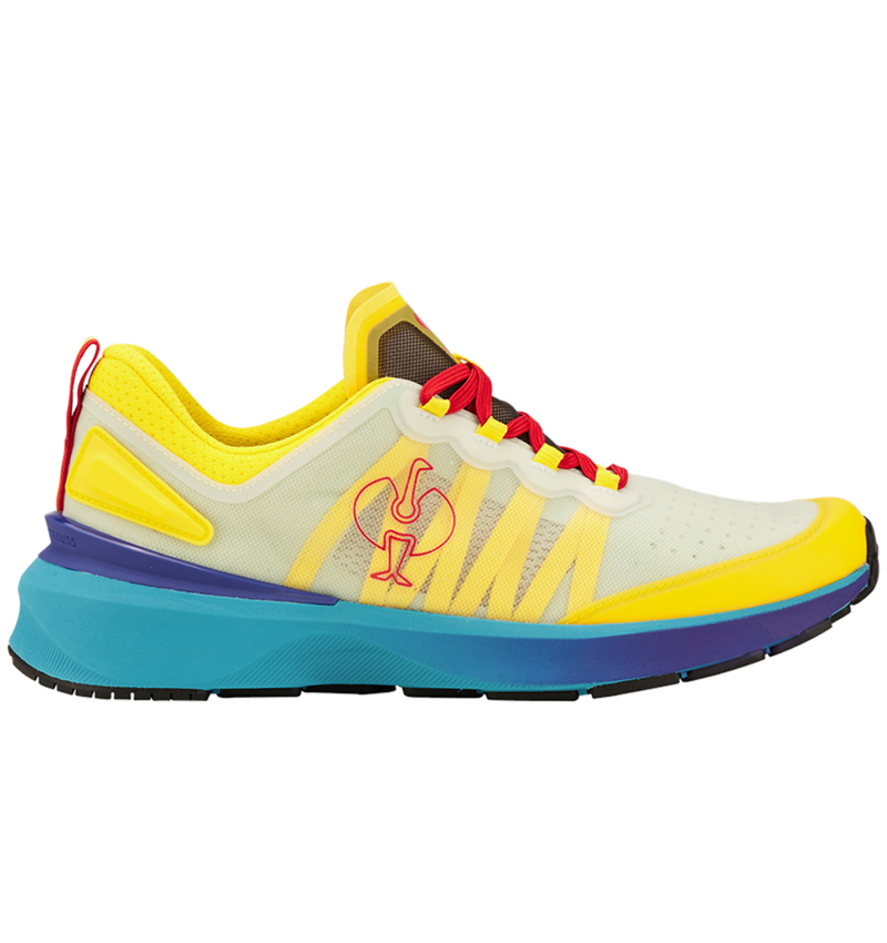 O1: O1 Work shoes e.s. Gambela + yellow/petrol 1