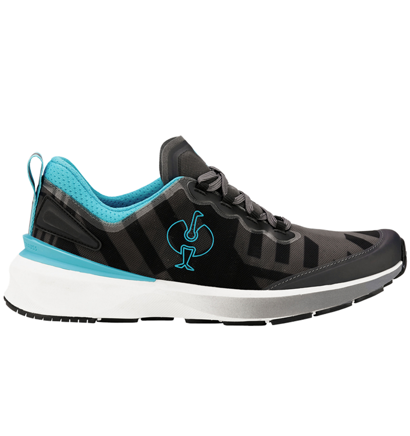 O1: O1 Work shoes e.s. Gambela + anthracite/razzle dazzle/lapisturquoise 2