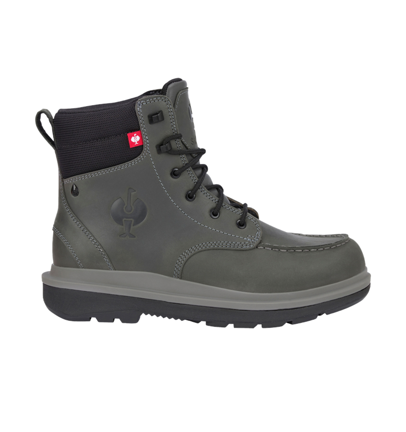 O6: O6 Work boots e.s. Ridgewood mid + carbongrey 4