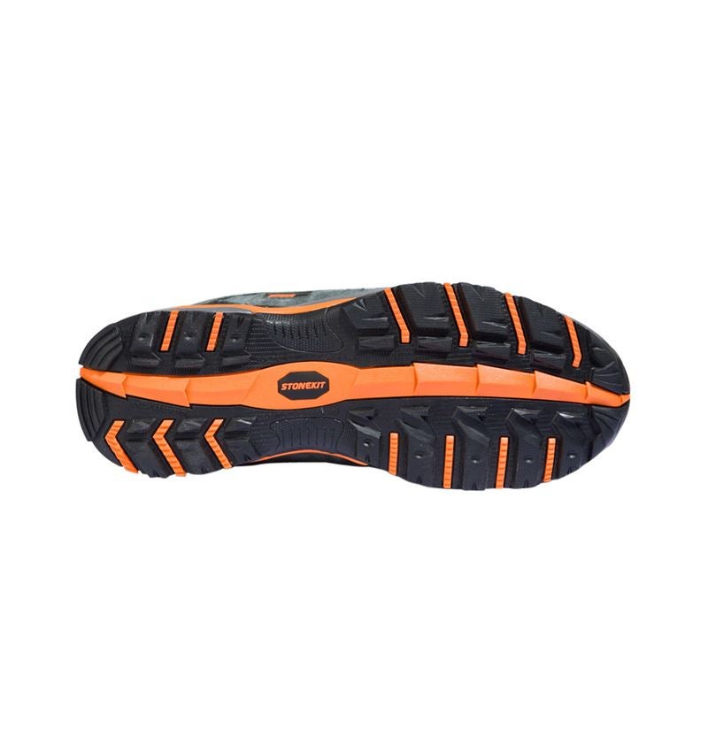 S1: STONEKIT S1 Sicherheitshalbschuhe Palermo + dunkelblau/anthrazit/orange 2