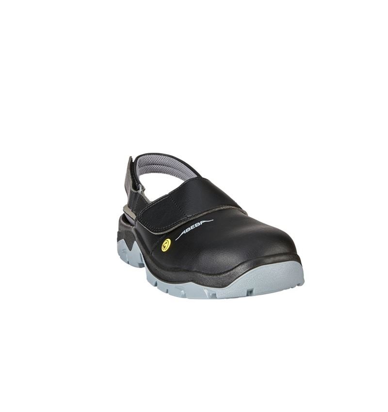 SB: ABEBA SB Sicherheitsschuhe Samos + schwarz 1