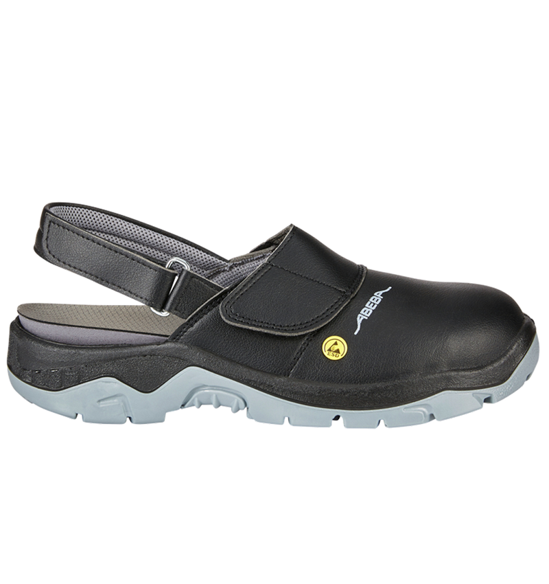 SB: ABEBA SB Sicherheitsschuhe Samos + schwarz
