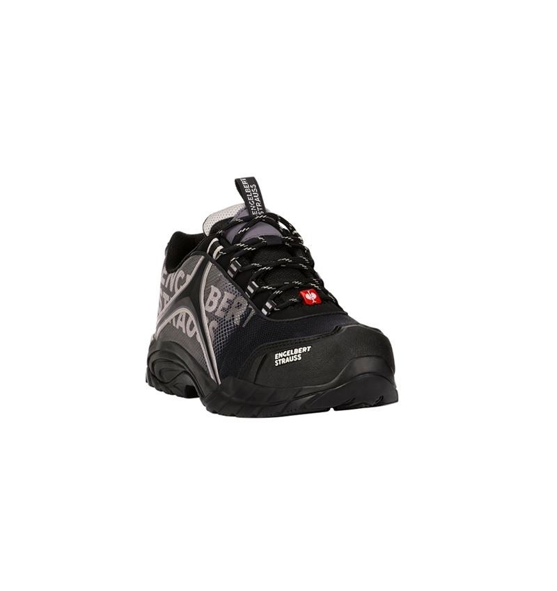 S1: e.s. S1 Sicherheitshalbschuhe Merak + schwarz/grau/silber 1