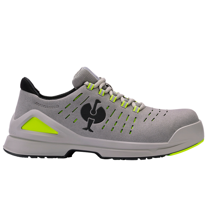 S1: S1 Chaussures basses de sécurité e.s. Zembra + gris perle/jaune fluo 1