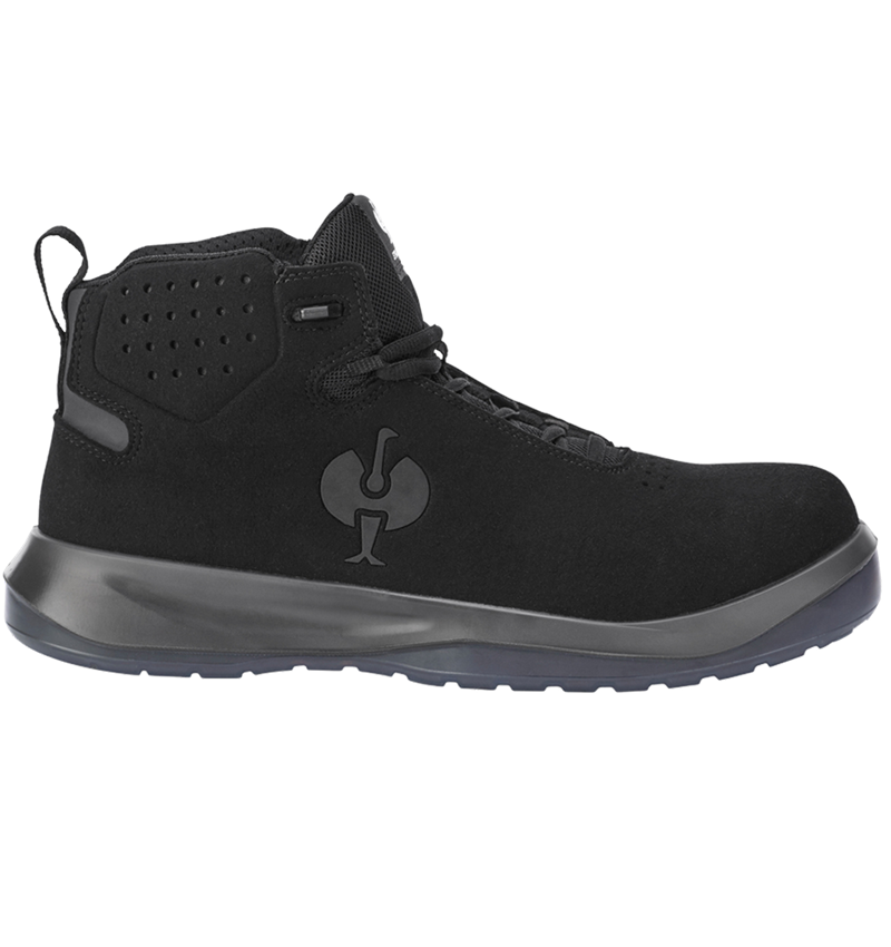 S1P: S1P Safety shoes e.s. Banco mid + black/anthracite