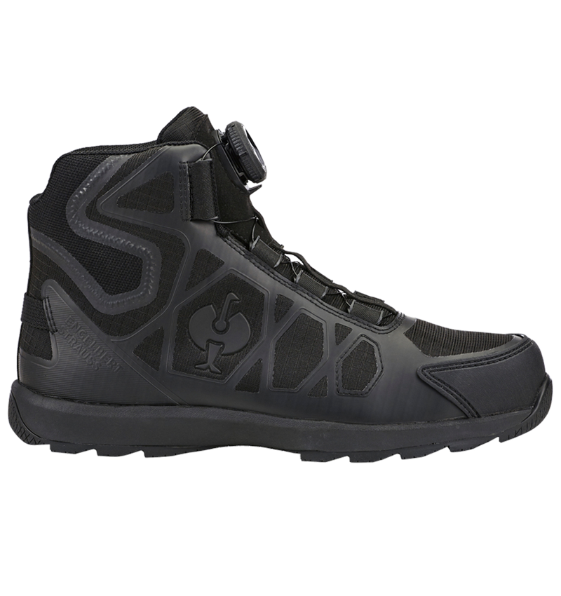 S1P: S1P Chaussures hautes sécurité e.s. Baham II mid + noir 2