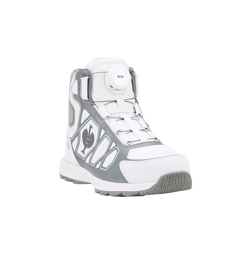 S1P: S1P Chaussures hautes sécurité e.s. Baham II mid + blanc/platine 3