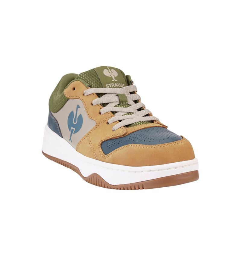 Médicales: S1 Chaussures basses de sécurité e.s.Eindhoven low + gris dauphin/bleu oxyde 4