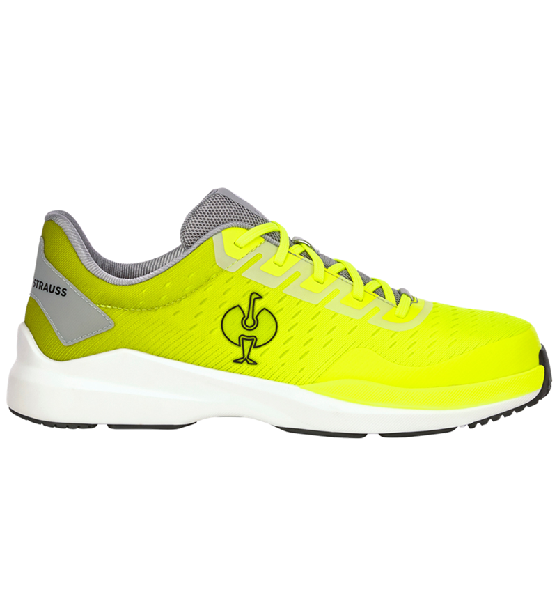 S1: S1 Sicherheitshalbschuhe e.s. Padua low + platin/warngelb 5