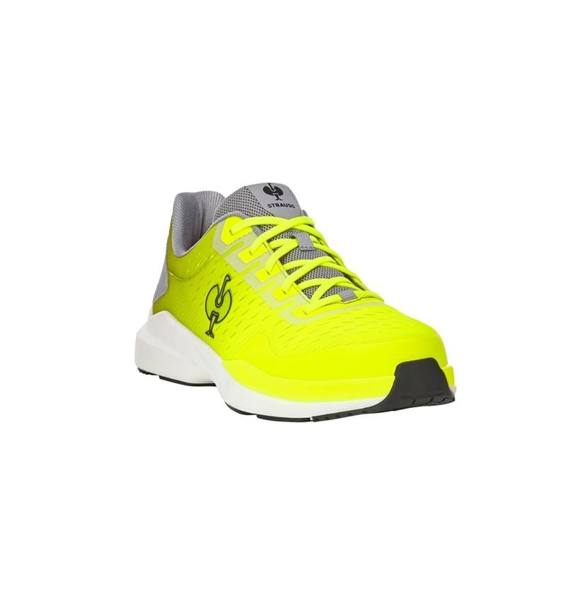S1: S1 Sicherheitshalbschuhe e.s. Padua low + platin/warngelb 6