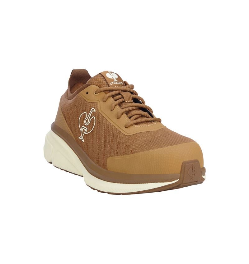 S1: S1 Chaussures hautes de sécurité Strauss.1003 low + brun amande 5