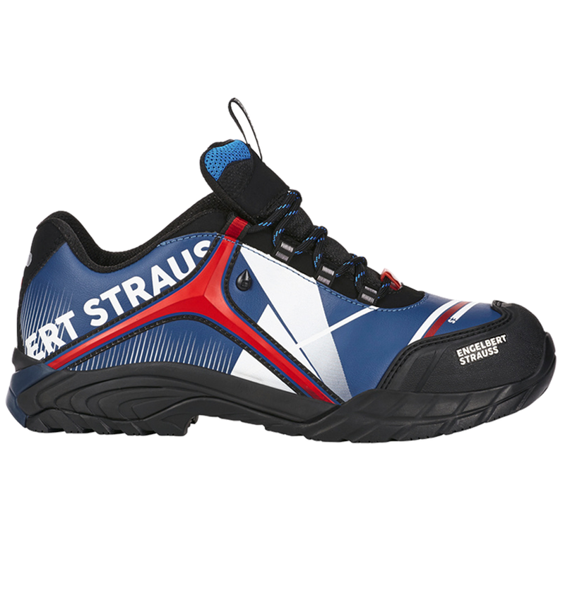 S3: e.s. S3 Safety shoes Turais + royalblue/red 2