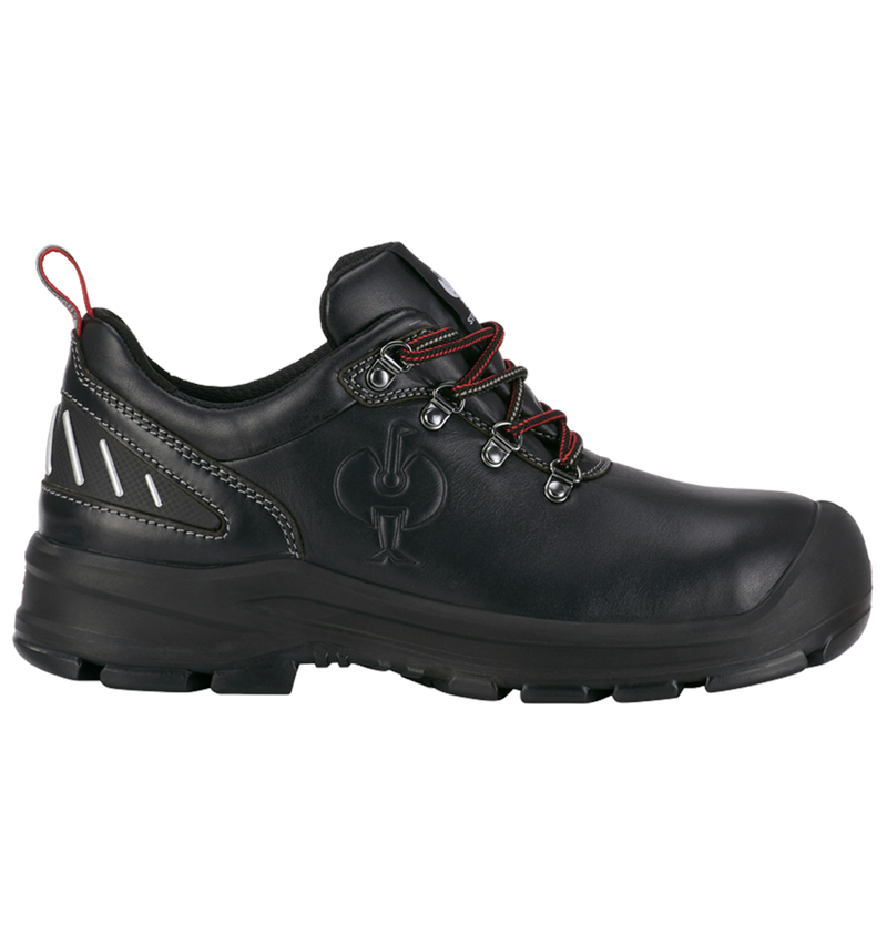 S3: S3 Sicherheitshalbschuhe e.s. Umbriel II low + schwarz/straussrot 1