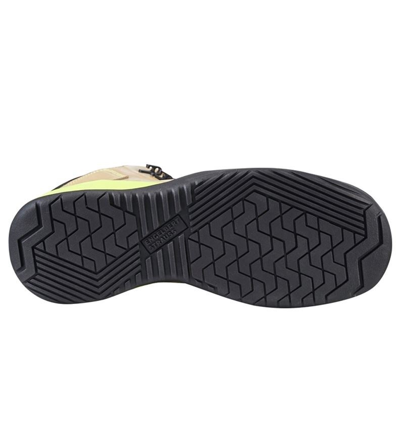 S3: S3 Chaussures de couvreur /bétonneur e.s. Bayreuth + taupe/noir/lime 4