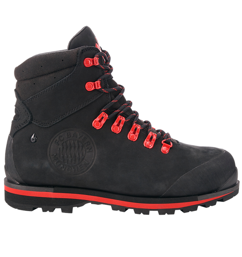 Kollaborationen: FCB ALPINE SAFETY BOOT S7L HIGH + black/straussred 2