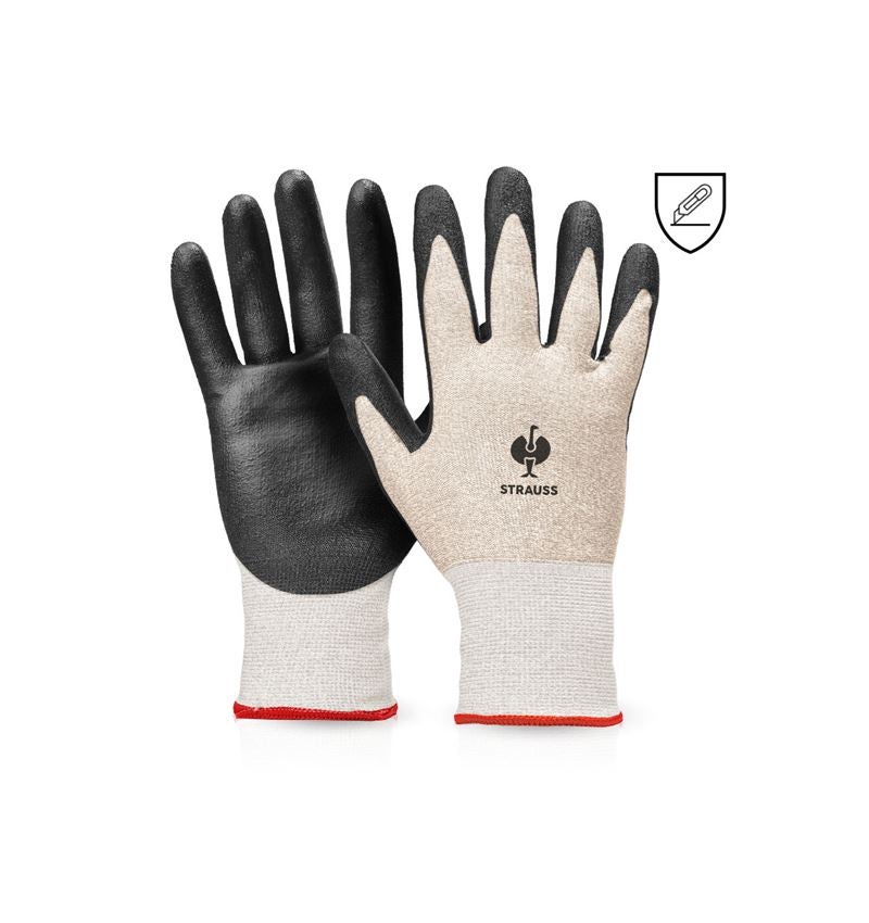 Revêtement: Gants protect. anti-coupe en PU, niveau B