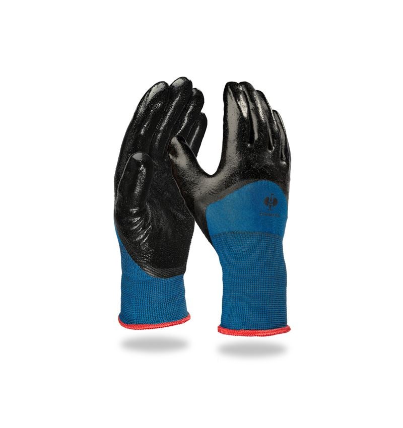 Coated: Neoprene micro gloves, back fully coated