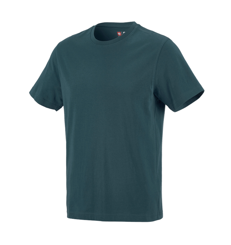 Shirts & Co.: e.s. T-Shirt cotton + seeblau 2