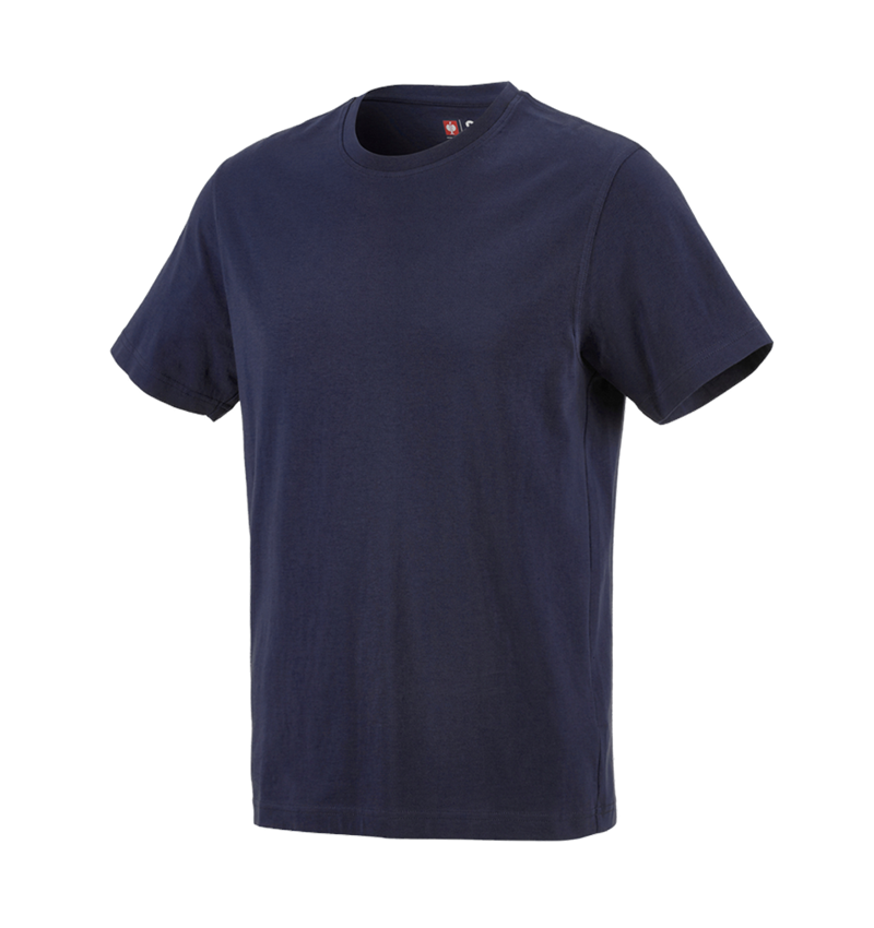 Shirts & Co.: e.s. T-Shirt cotton + dunkelblau 4