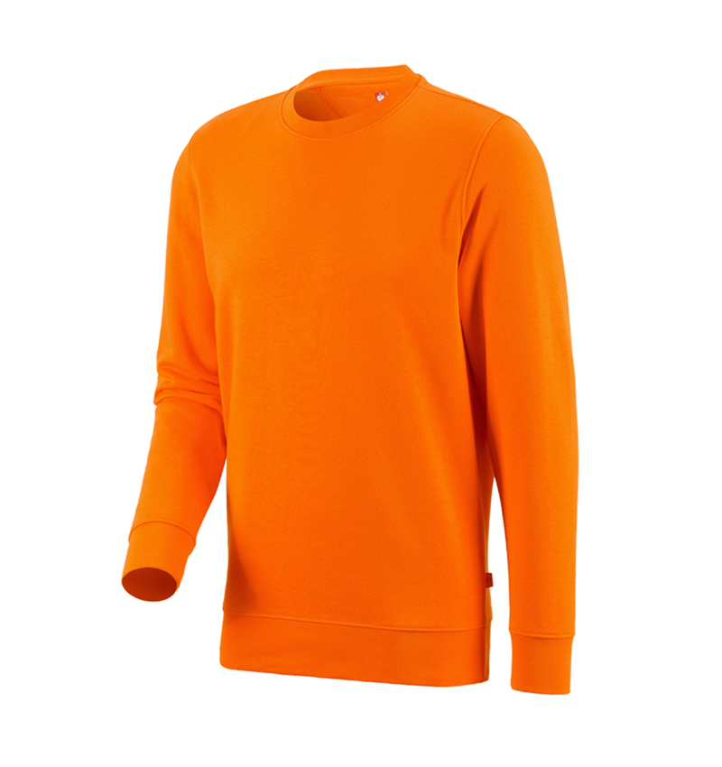 Shirts, Pullover & more: e.s. Sweatshirt poly cotton + orange 2