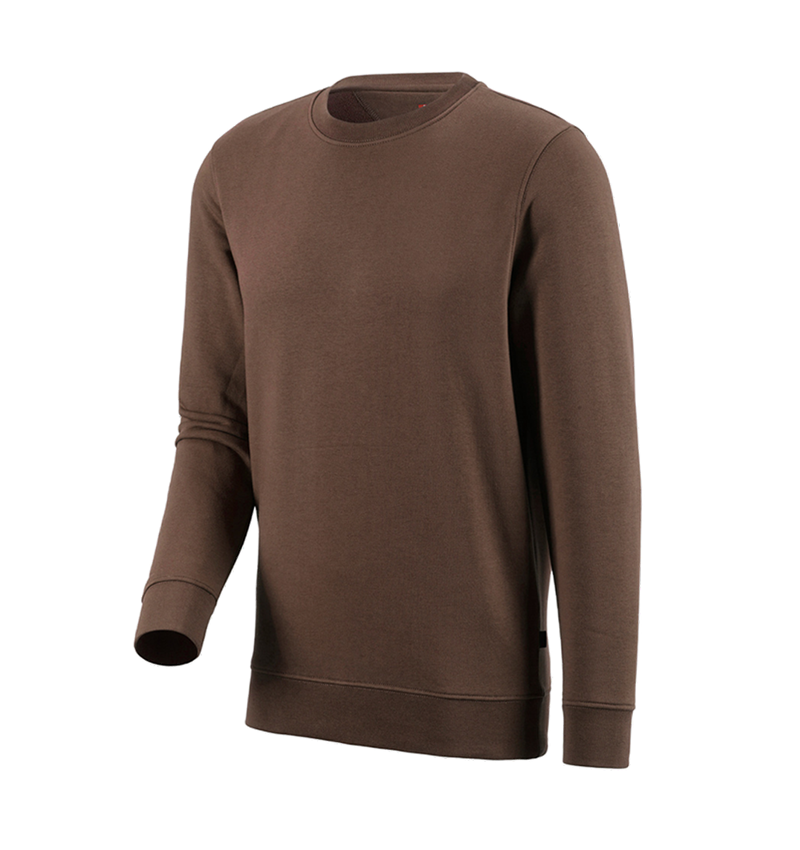 Shirts, Pullover & more: e.s. Sweatshirt poly cotton + hazelnut 2