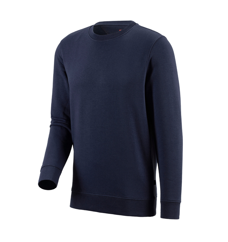Shirts & Co.: e.s. Sweatshirt poly cotton + dunkelblau 3