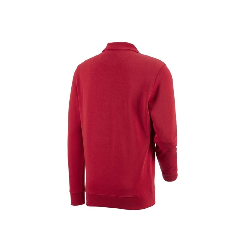 Hauts: e.s. Sweatshirt poly cotton Pocket + rouge 1
