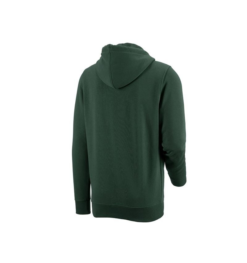 Shirts & Co.: e.s. Hoody-Sweatjacke poly cotton + grün 3