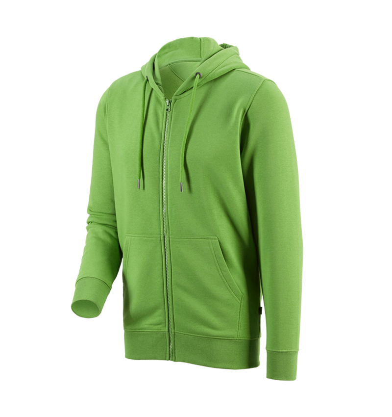 Themen: e.s. Hoody-Sweatjacke poly cotton + seegrün 2