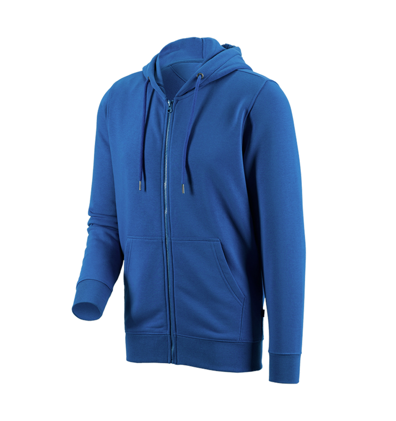 Themen: e.s. Hoody-Sweatjacke poly cotton + enzianblau 3
