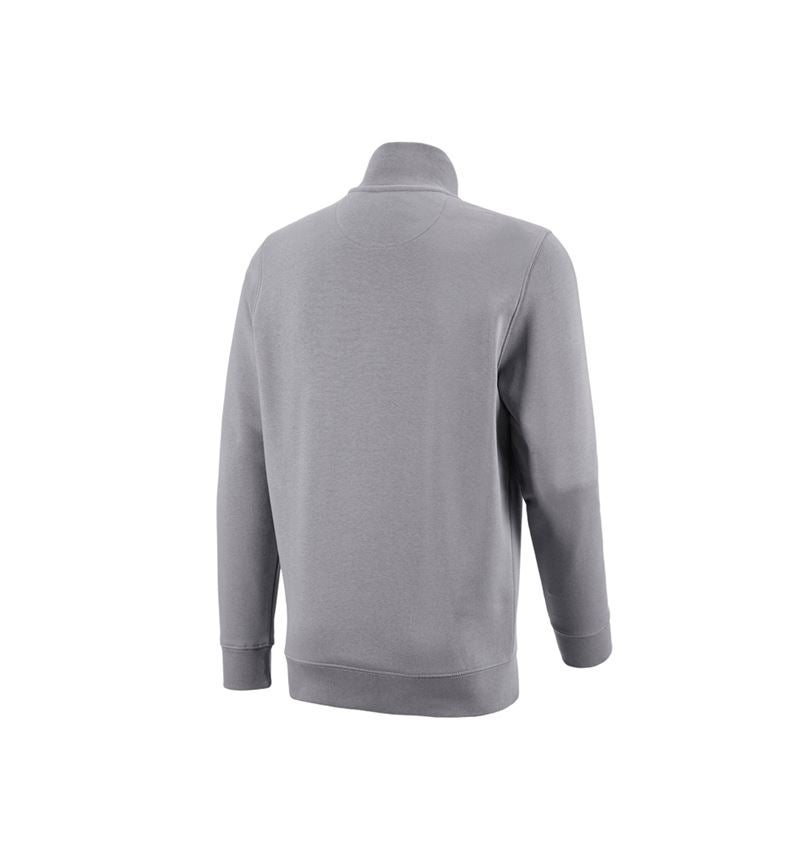 Shirts & Co.: e.s. ZIP-Sweatshirt poly cotton + platin 4