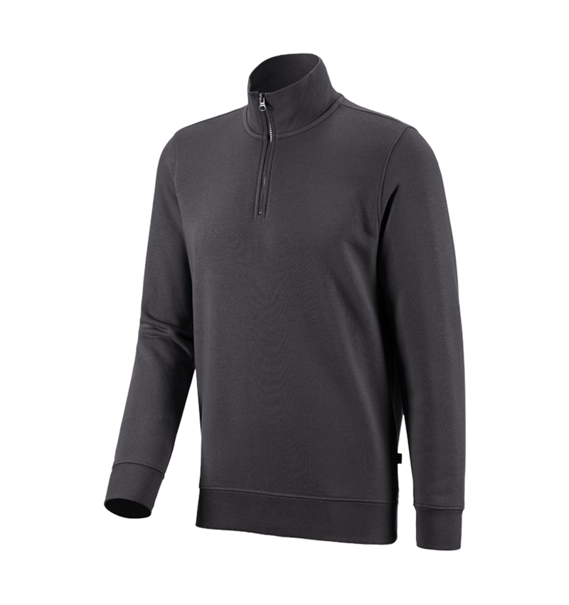 Themen: e.s. ZIP-Sweatshirt poly cotton + anthrazit 1