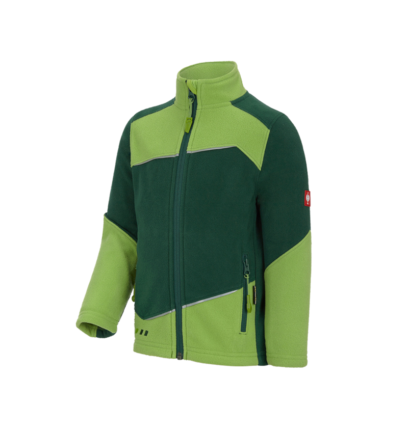 Vestes: Veste en laine polaire e.s.motion 2020, enfants + vert/vert d'eau 2
