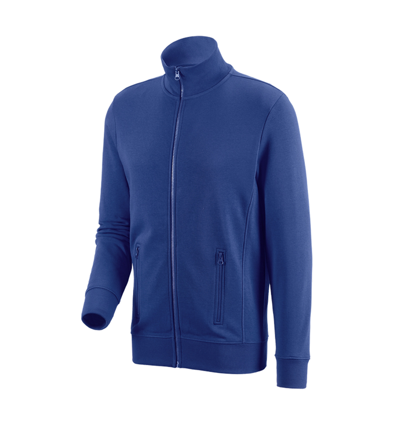 Topics: e.s. Sweat jacket poly cotton + royalblue