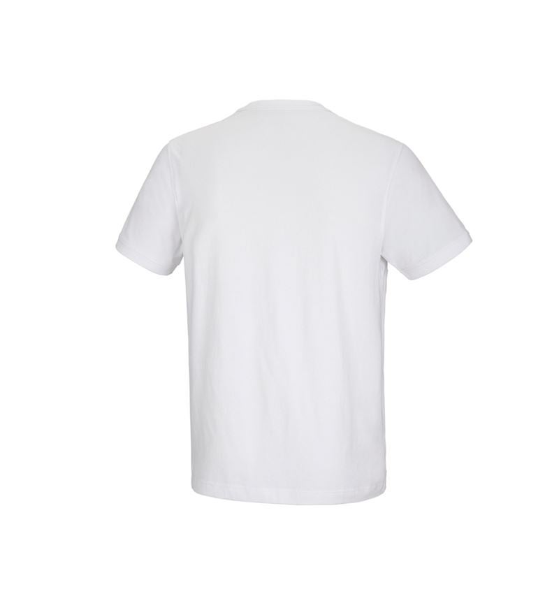 Topics: e.s. T-shirt cotton stretch Pocket + white 3