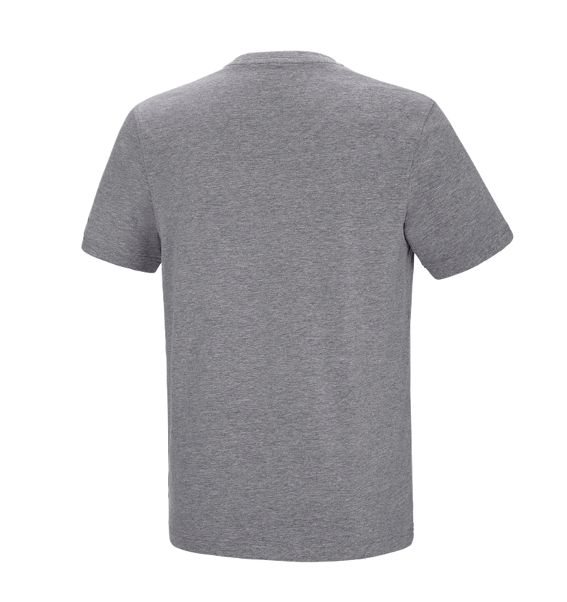 Thèmes: e.s. T-shirt cotton stretch V-Neck + gris mélange 4