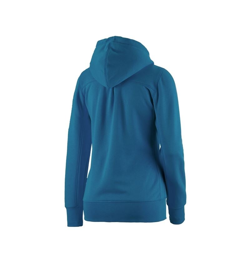 Shirts & Co.: e.s. Hoody-Sweatjacke poly cotton, Damen + atoll 2
