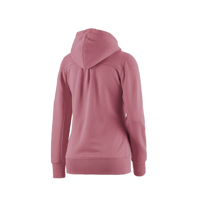 Shirts & Co.: e.s. Hoody-Sweatjacke poly cotton, Damen + altrosa 2